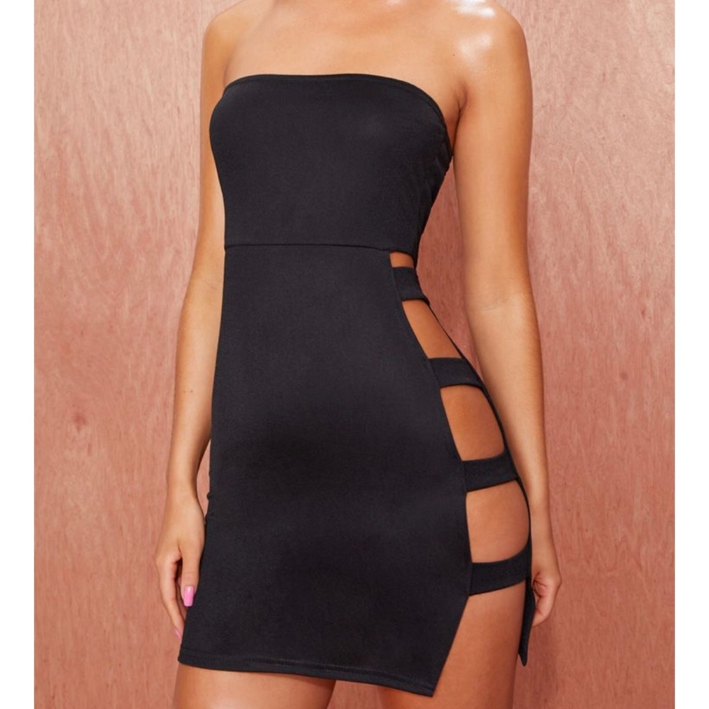 Bandeau strapless dress